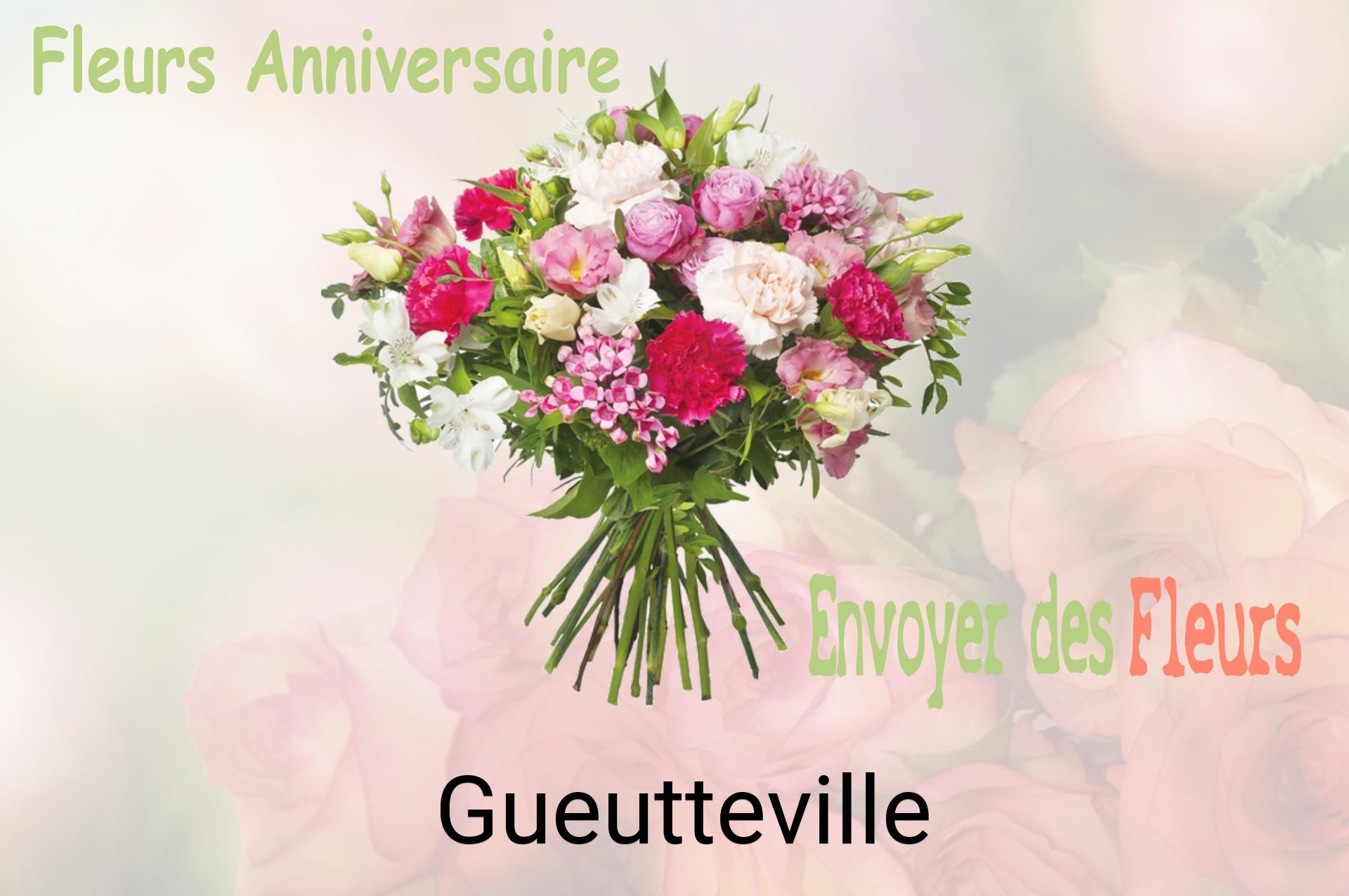 Bouquet de fleurs d’anniversaire livré à Gueutteville