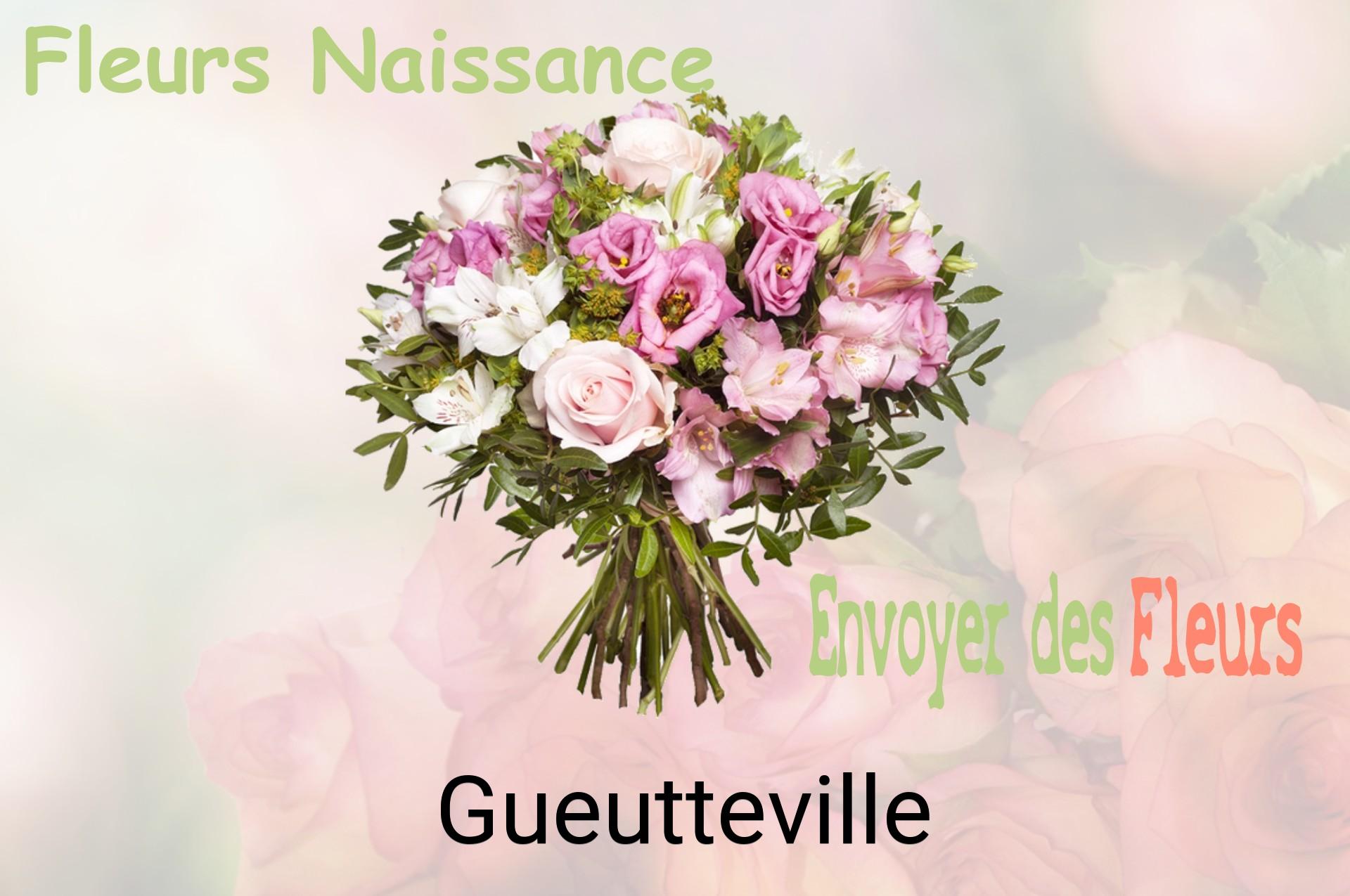 Bouquet de fleurs de naissance livré à Gueutteville